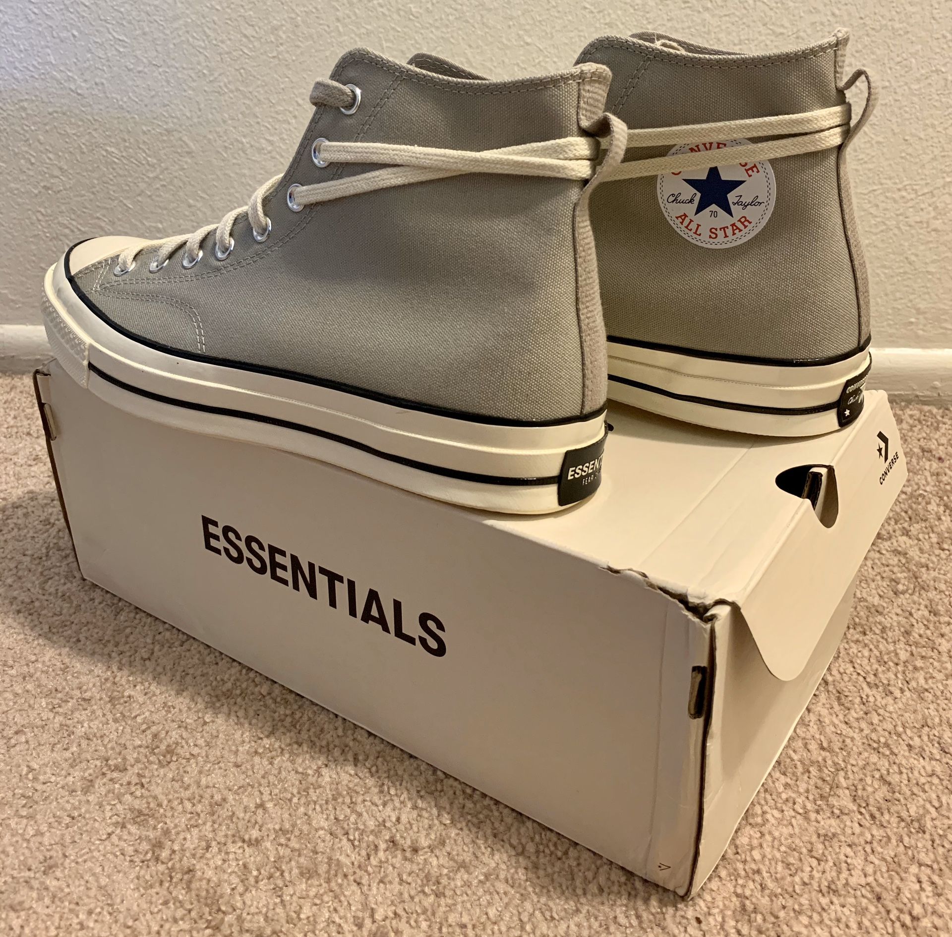 Fear of God Converse Essentials Grey 11.5 (M)