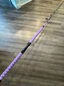 (Murrieta) Rainshadow 7’6” XXH 80-130lb!! conventional custom salt water fishing rail rod.