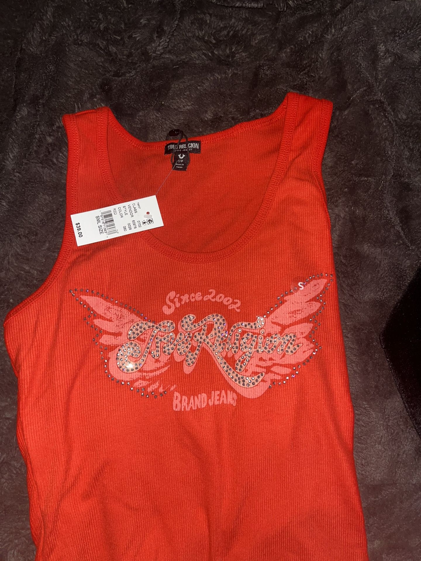 True religion red tank