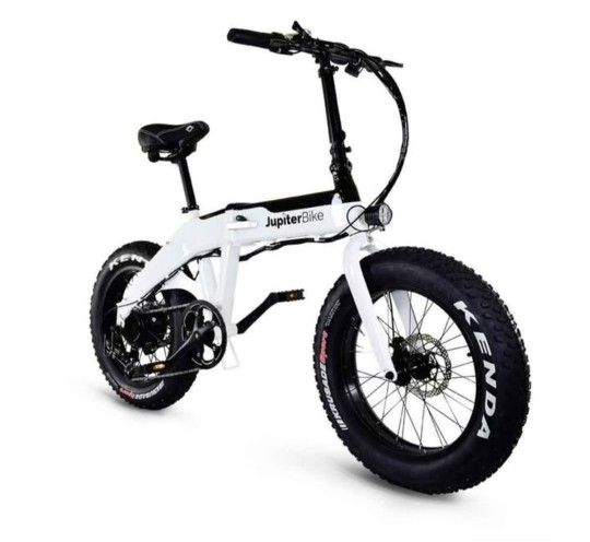 Jupiter Defiant electric bike. Brand new! This is a folding electric bike with zero miles. Tires have never touched the pavement.