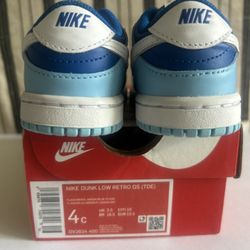 Nike Dunk Light Blue White Size 4C New With Toddlers Shoe