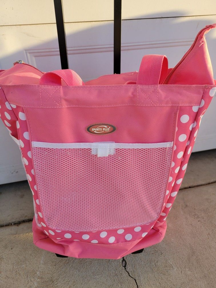 Rolling Pink Bag!