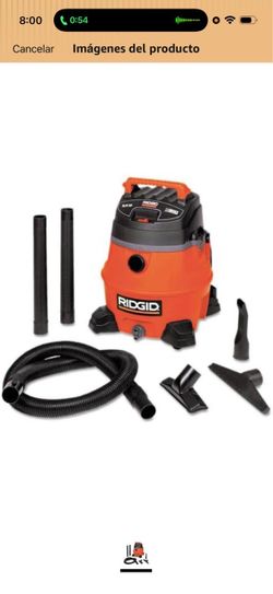 Ridgid WD1450 Aspiradora de mojado/seco, 14 galones, 6 caballos de fuerza.