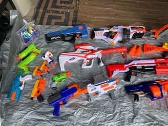 Premium Huge Nerf Blaster Lot - 13 Guns, Fortnite, DinoSquad, Darts & Accessories & “FREE BALL GUN”