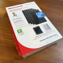 NEW Honeywell Pre-Filter Kit HEPA Large Room Air Purifiers 1 Year Supply 4-Pack 