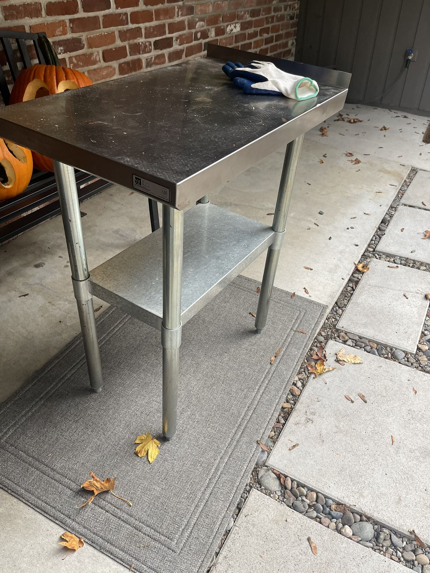 Free John boos Metal Table
