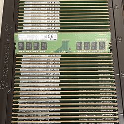 Lot x50 Samsung 8GB DDR4 RAM Sticks | PC4-2400T | M378A1K43CB2-CRC | 400GB| Tray