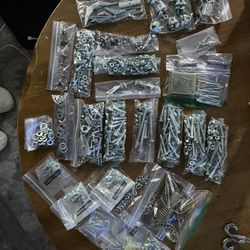 Various Nuts Bolts Etc