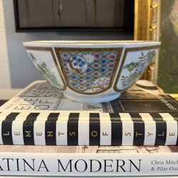 Vintage Octagonal Japanese Bowl