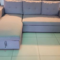 Couch/pull Out Sofa/shelf/ottamans