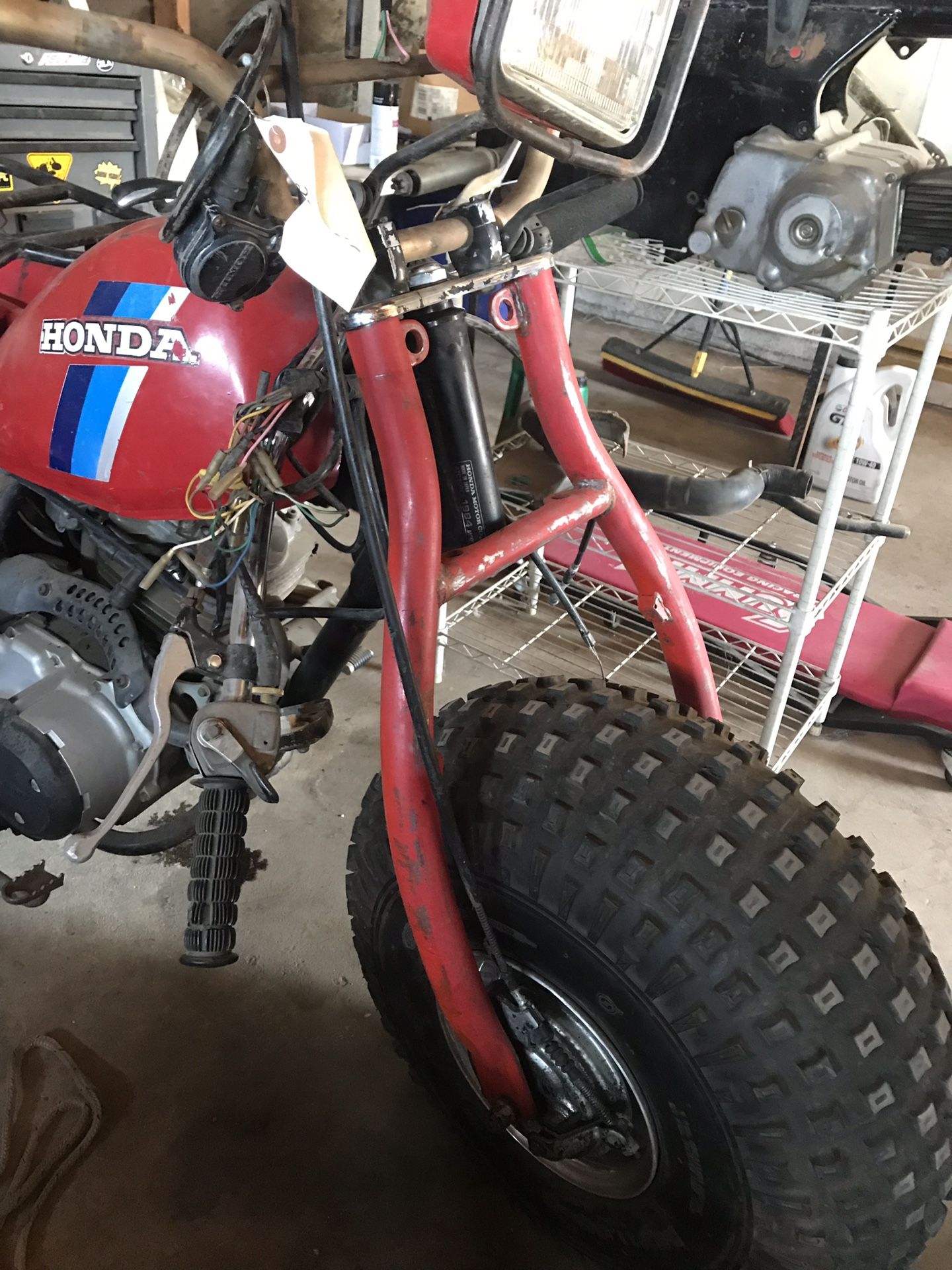 1984 honda atc 200es big red