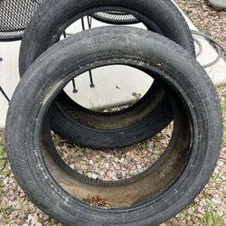  2 Used Continental Tires 245/50R20 For Sale 