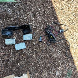 Fog lights for obs (with aftermarket wiring harness) comes with spare housing and are all LED swapped 