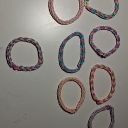Brand-New Pastel Colored 8 Loom Band Bracelet Colection