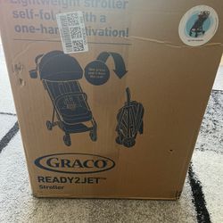 Graco Ready2Jet Compact Stroller – Compact Travel Stroller with Automatic Fold