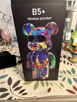 Brand new B5 + wireless Grafitti bear speaker