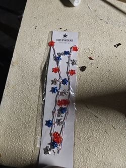 4th Of July Ligth Up Necklace