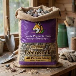 44lbs of decorative rock of all types