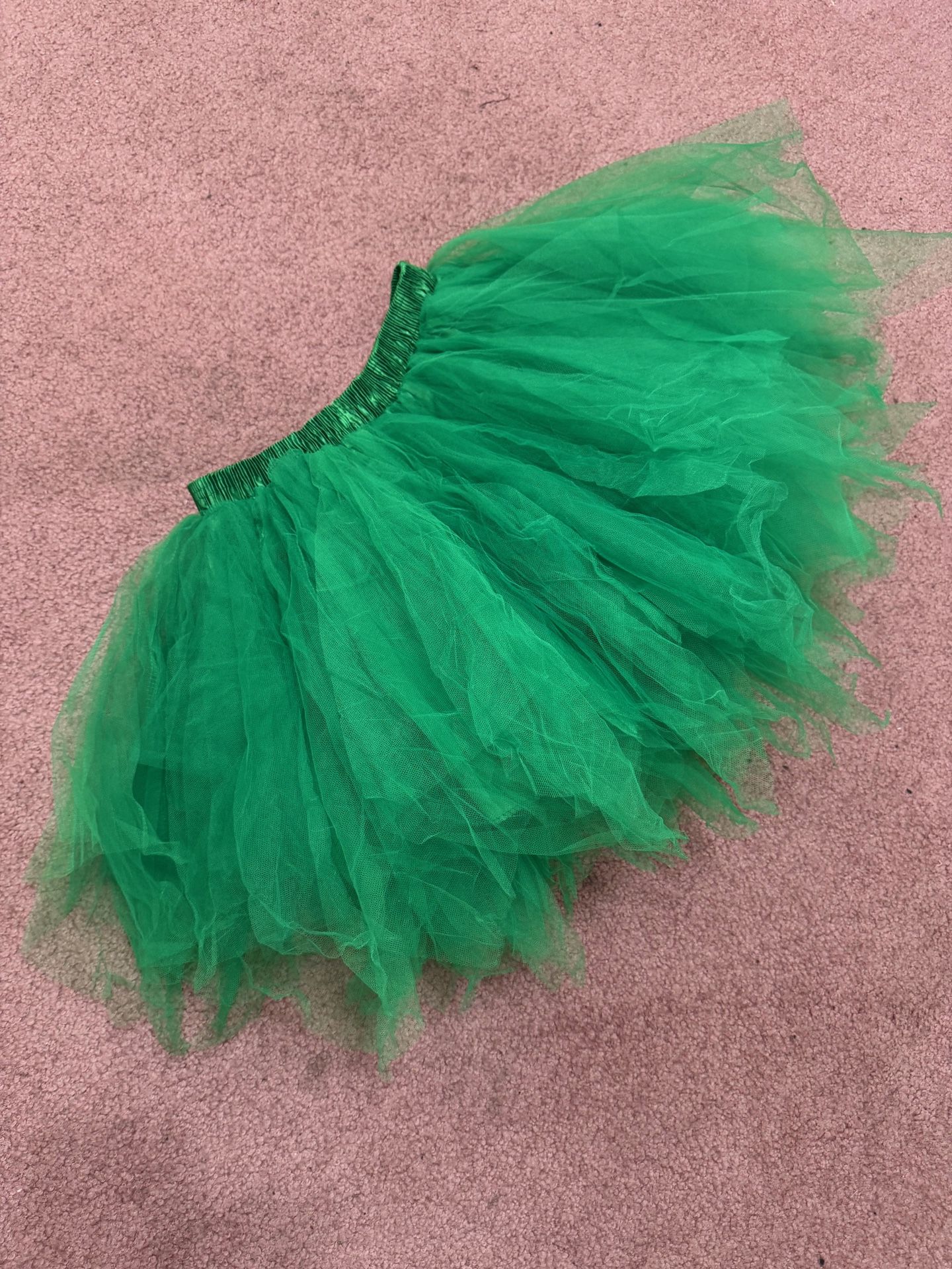 New green tutu tulle skirt costume cosplay short festival rave ballet outfit 