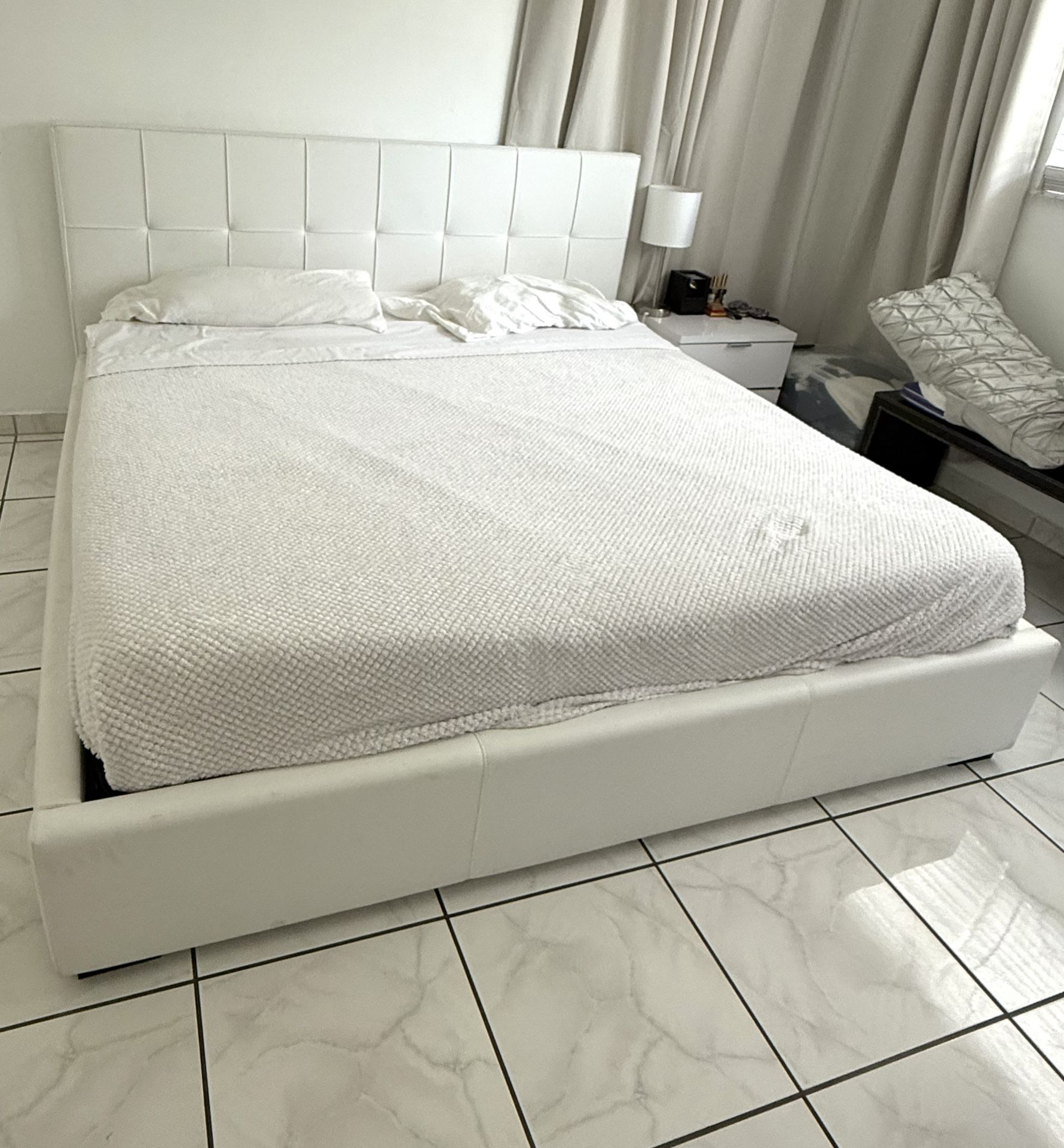 Modani King Bed Frame and Mattress