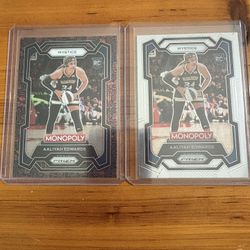 ROOKIE Aaliyah Edward’s Red Logo Monopoly Prizm AND Base Card