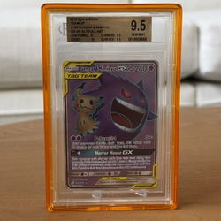 Gengar & Mimikyu GX 164/181 Alt Full Art SM Team Up Holo BGS 9.5 Gem Mint PSA