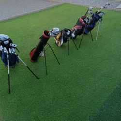 Boy's starter right hand golf clubs, $15 EACH