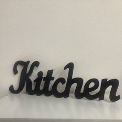 Wooden Kitchen Sign Decor