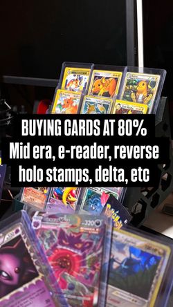 BUYING POKEMON CARDS AT 80%