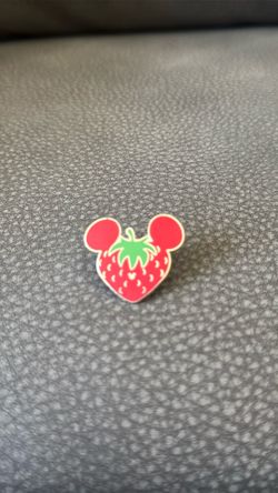Disney Mickey Mouse Head Strawberry Pin