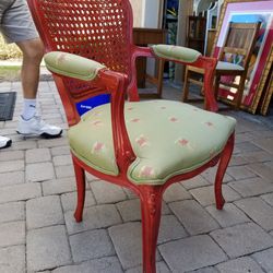 2 Double cane Back Chairs