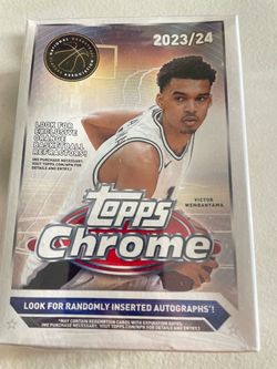 2023-24 topps chrome trading cards 🔥Wemby rookies?!?🔥
