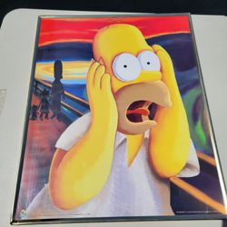 Vintage Homer Simpson Poster 