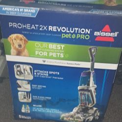 Bissel Proheat 2x Revolution , Pet And Pro Deep Cleaning  Carpet, Upholstery Machine
