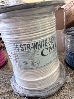 500ft CME 6gauge stranded white thhn