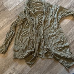 Olive Green Cardigan