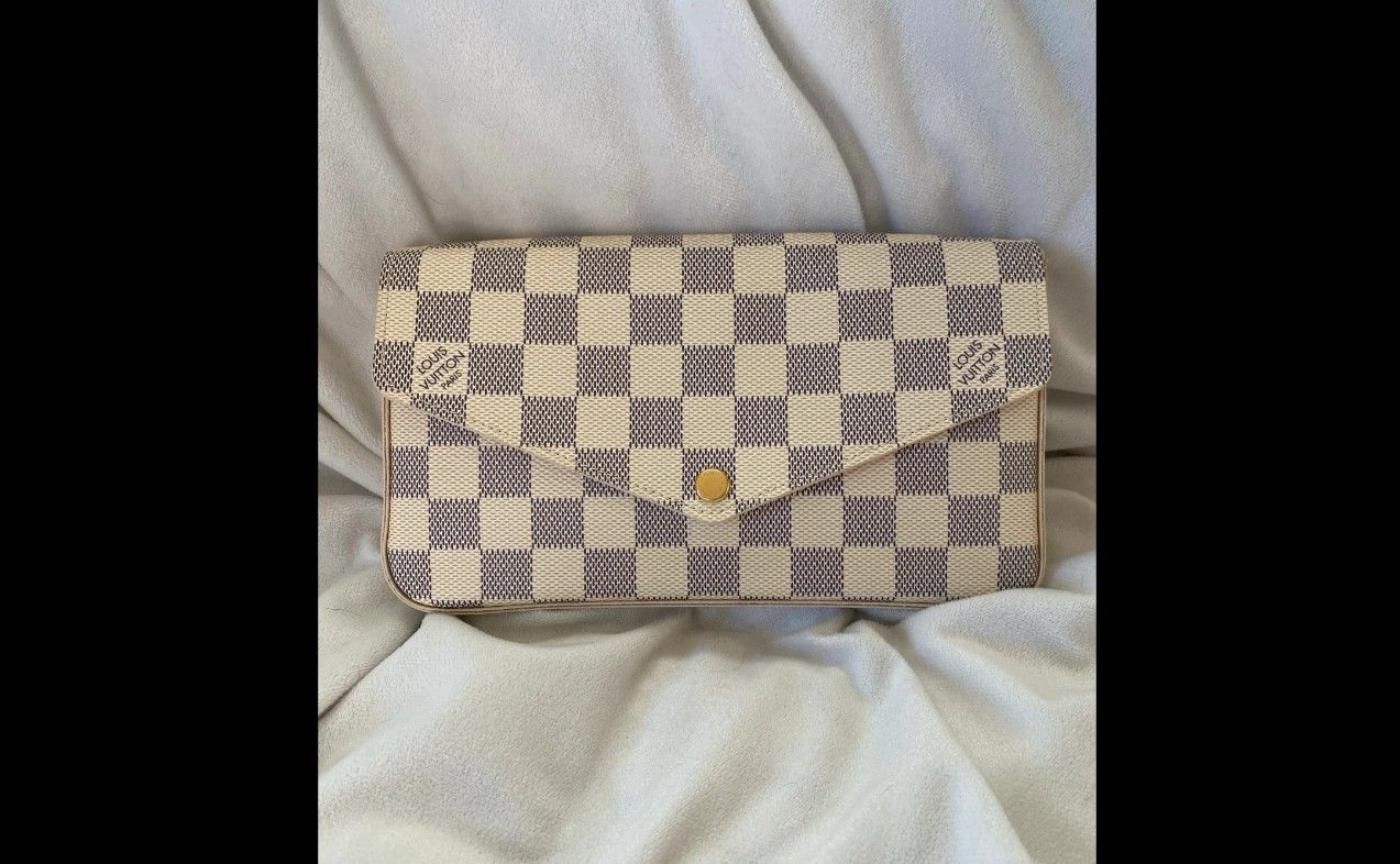Louis Vuitton Brown Felicie Pochette Damier Canvas Crossbody Bag