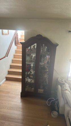 China cabinet w/light  $150 OBO