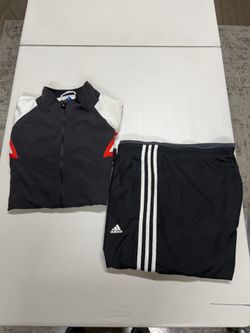 ADIDAS VTG JACKET & SWEATPANTS MENS BUNDLE LOT OF TWO.