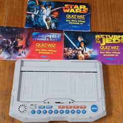 Star Wars Tiger Electronic Quiz Game 3 Books Vader Han Leah Luke Storm