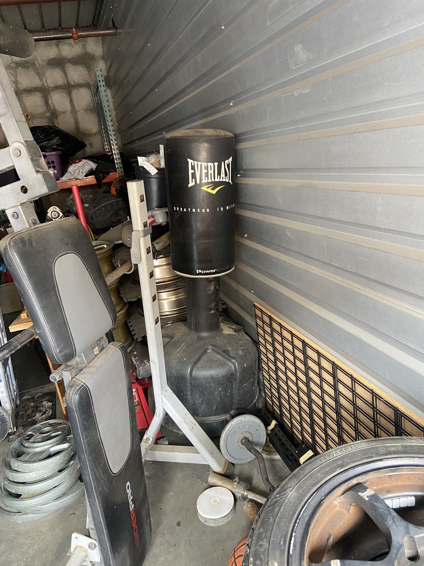 One Standing Everlast Punching Bag