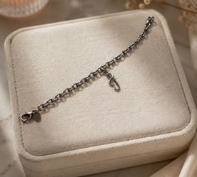 Claire’s J Charm Chain Bracelet