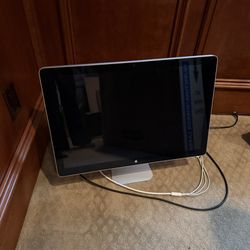 Apple 24” Cinema Display Monitor (Model A1267) Working – Includes Cables 
