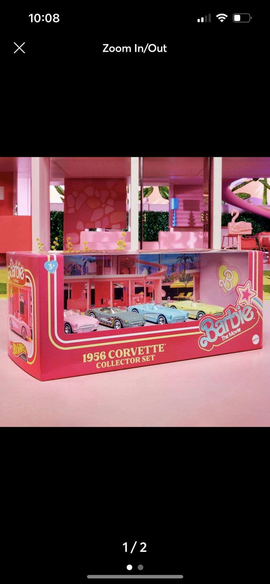 Barbie Hot wheels Corvette 1956 - Collectors Edition - SALE SPEED SHIP
