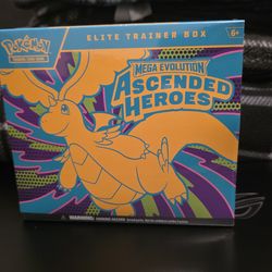 Pokémon Mega Evolution Ascended Heroes Elite Trainer Box English