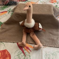 Ty Beanie Babies Stretch The Ostrich