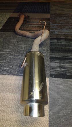 Muffler and pipes
