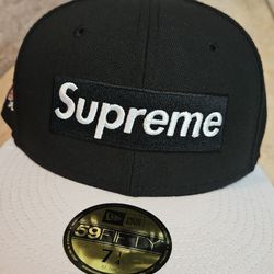 Supreme Box Logo Fitted Sz 7 1/4 Brand New