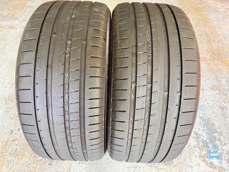Two Tires 285/40/22 Yokohama Advan Sport With 100% Left full life Amazing Deal