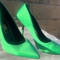 Green Heels 5 Inch High 